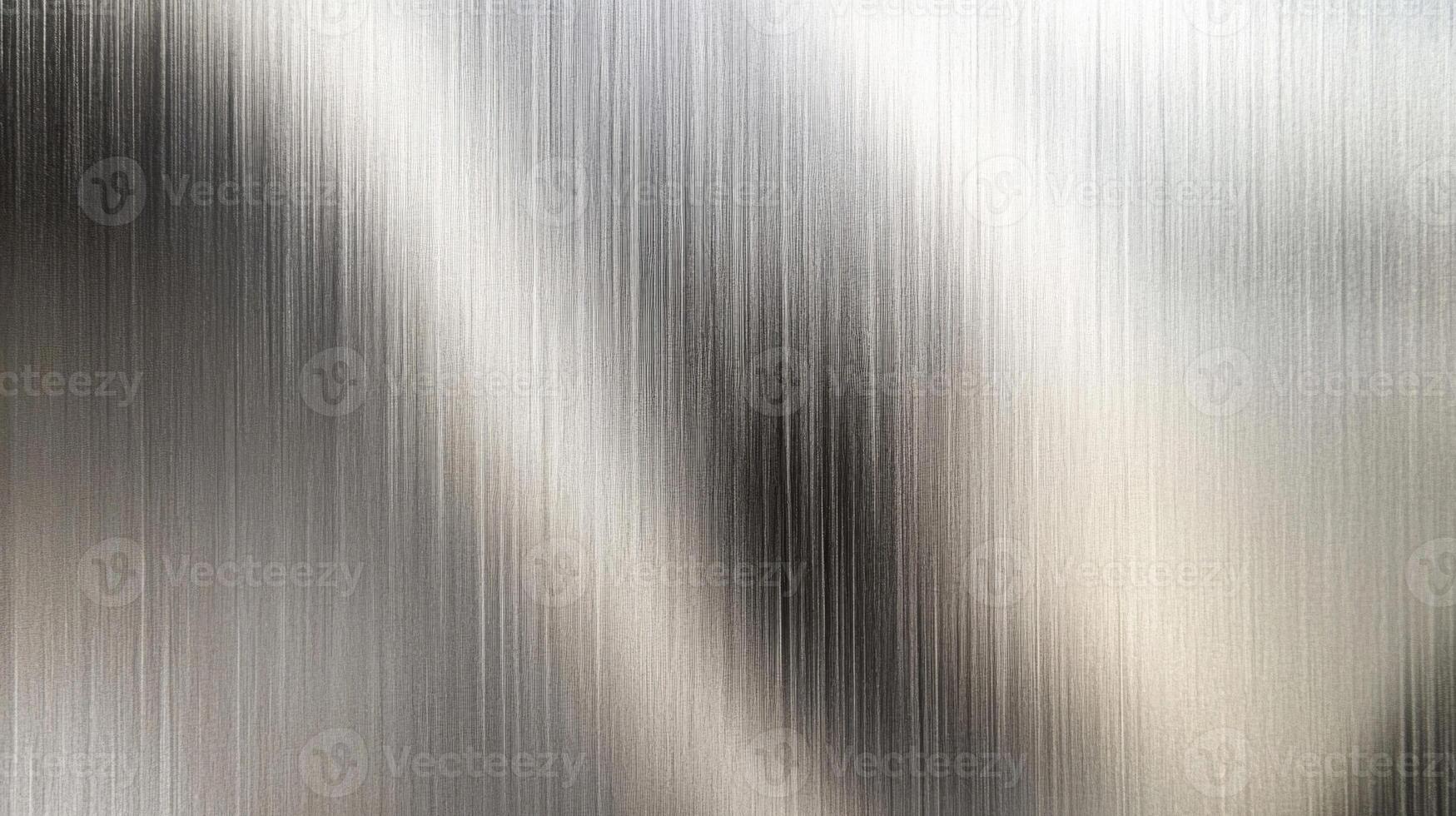Brushed Metal Texture with Diagonal Light Reflection photo