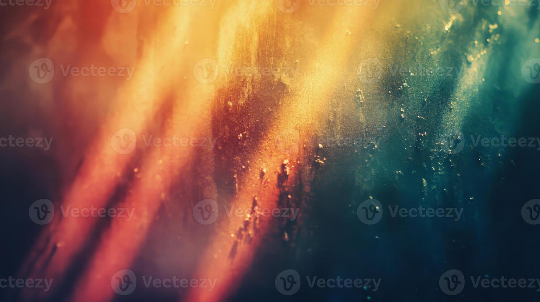 Abstract Swirls of Red, Yellow, and Blue photo