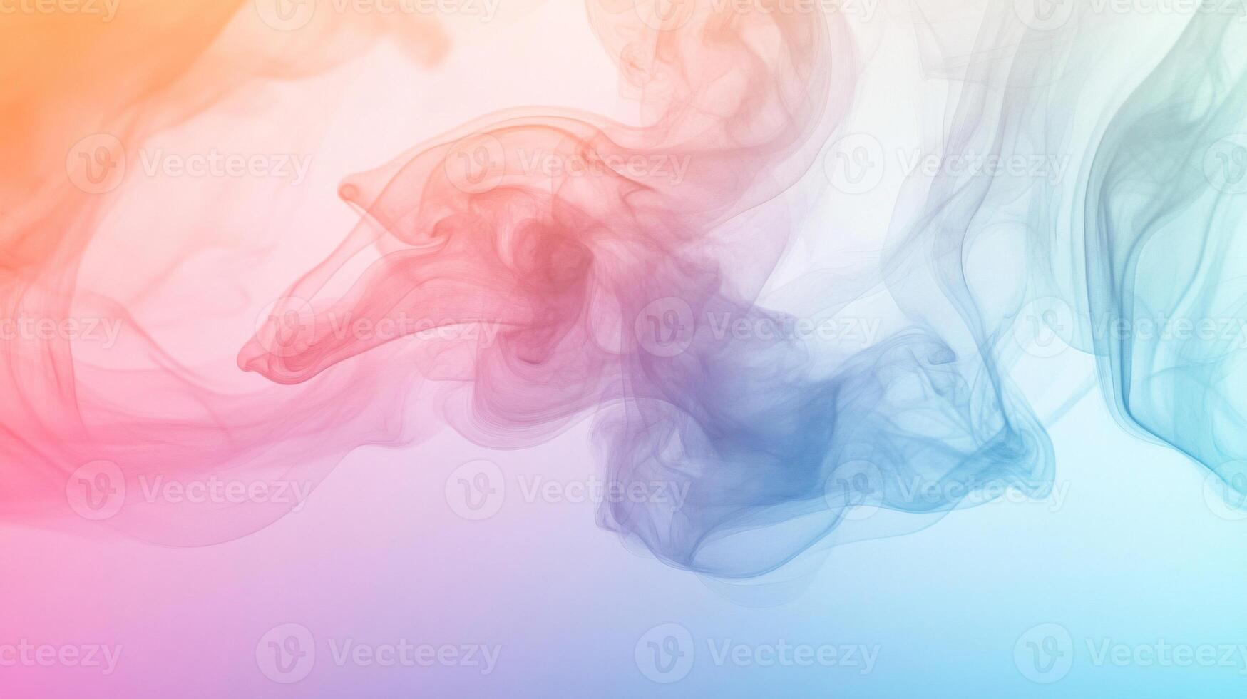Abstract Swirling Smoke in Vibrant Hues photo