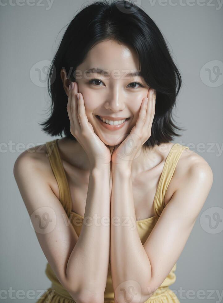A woman with short hair and a smile photo