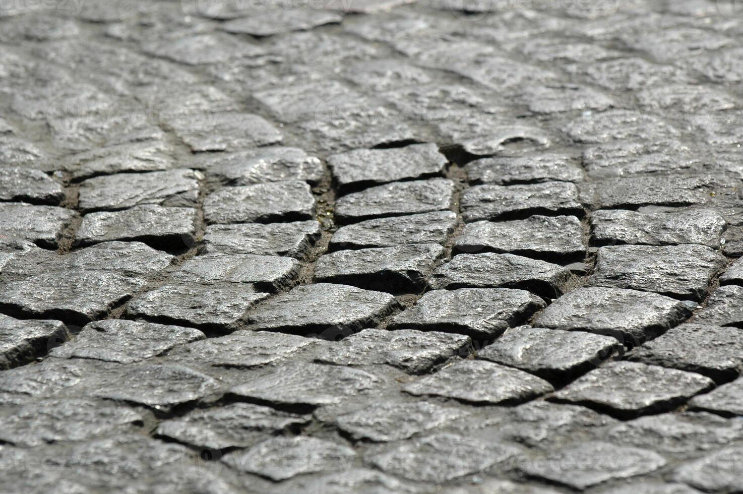 cobblestones taken on a sunny day photo
