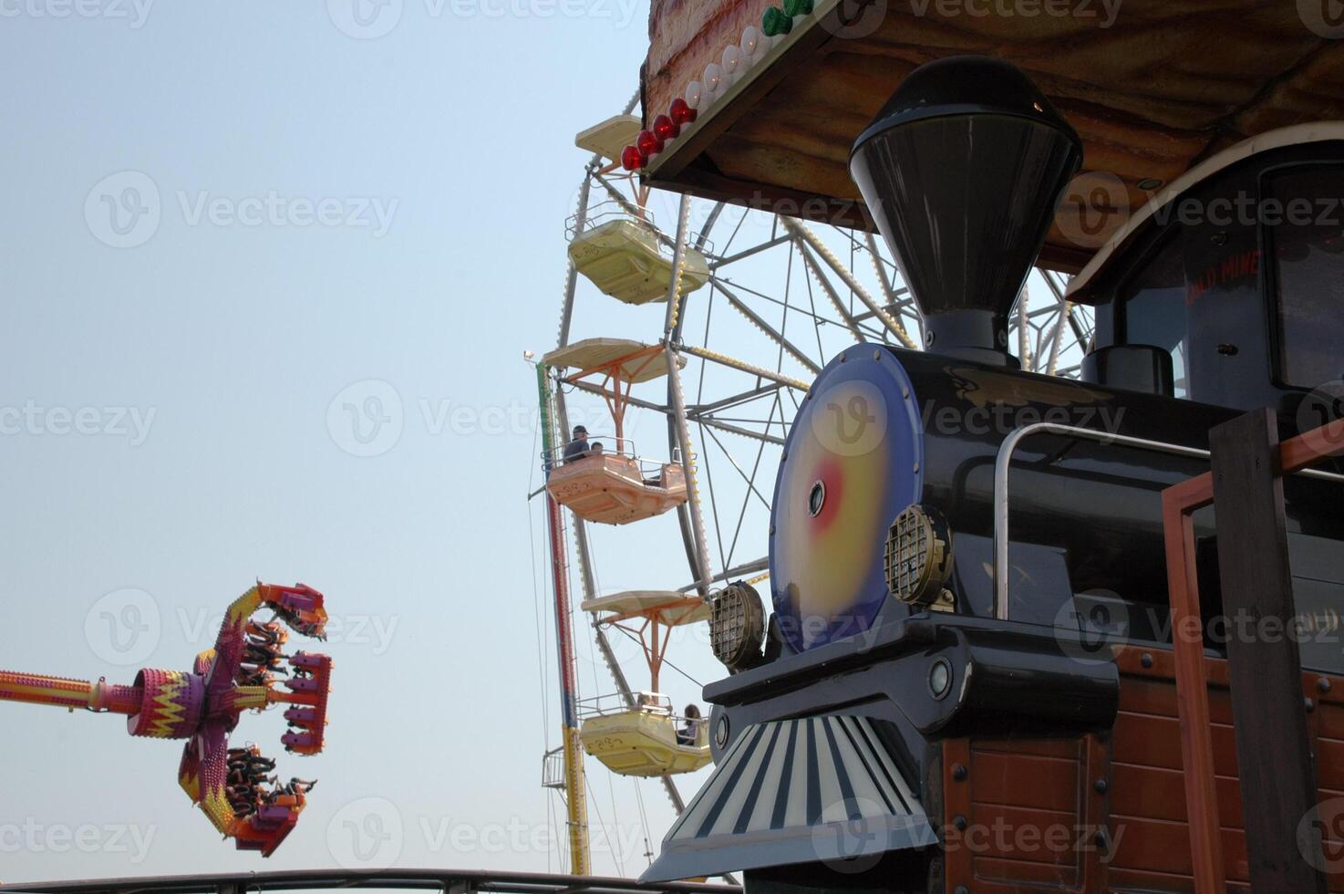 Fairground taken on a sunny day photo