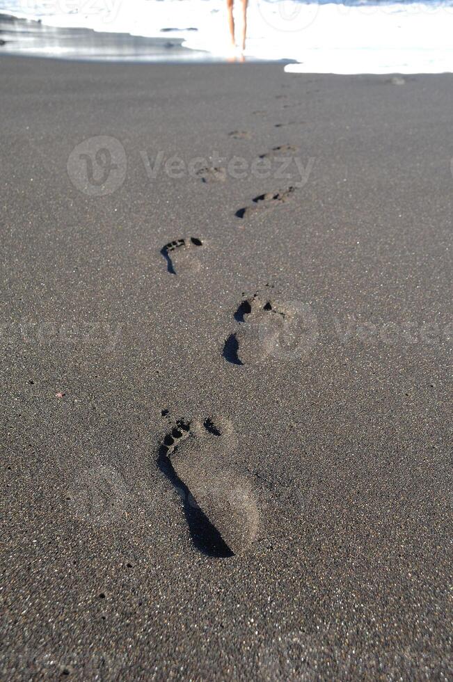 Footprints to the sea photo
