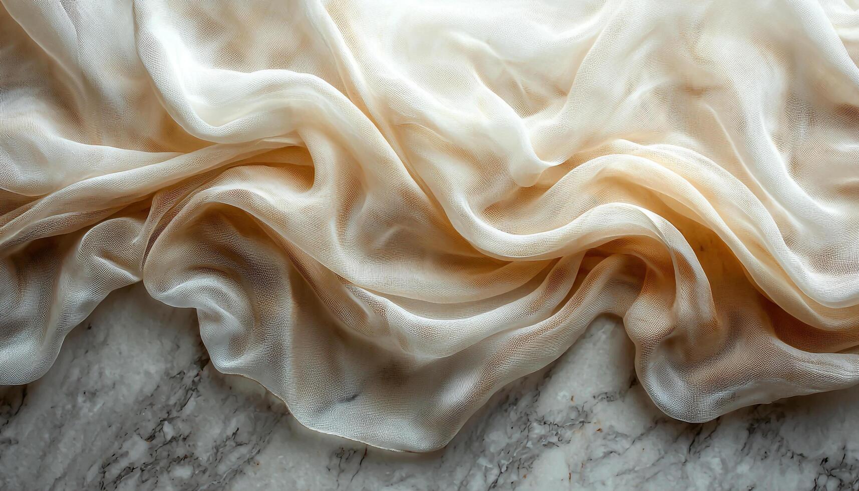 Smooth silk fashion, elegant wave pattern, vibrant colors generated by AI photo