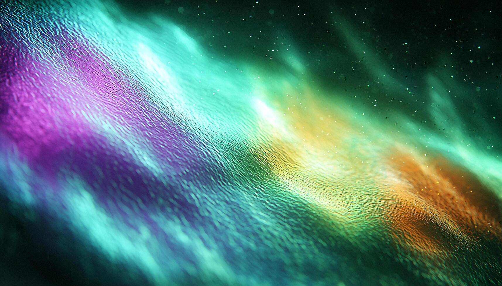 Glowing star field in dark night sky galaxy generated by AI photo