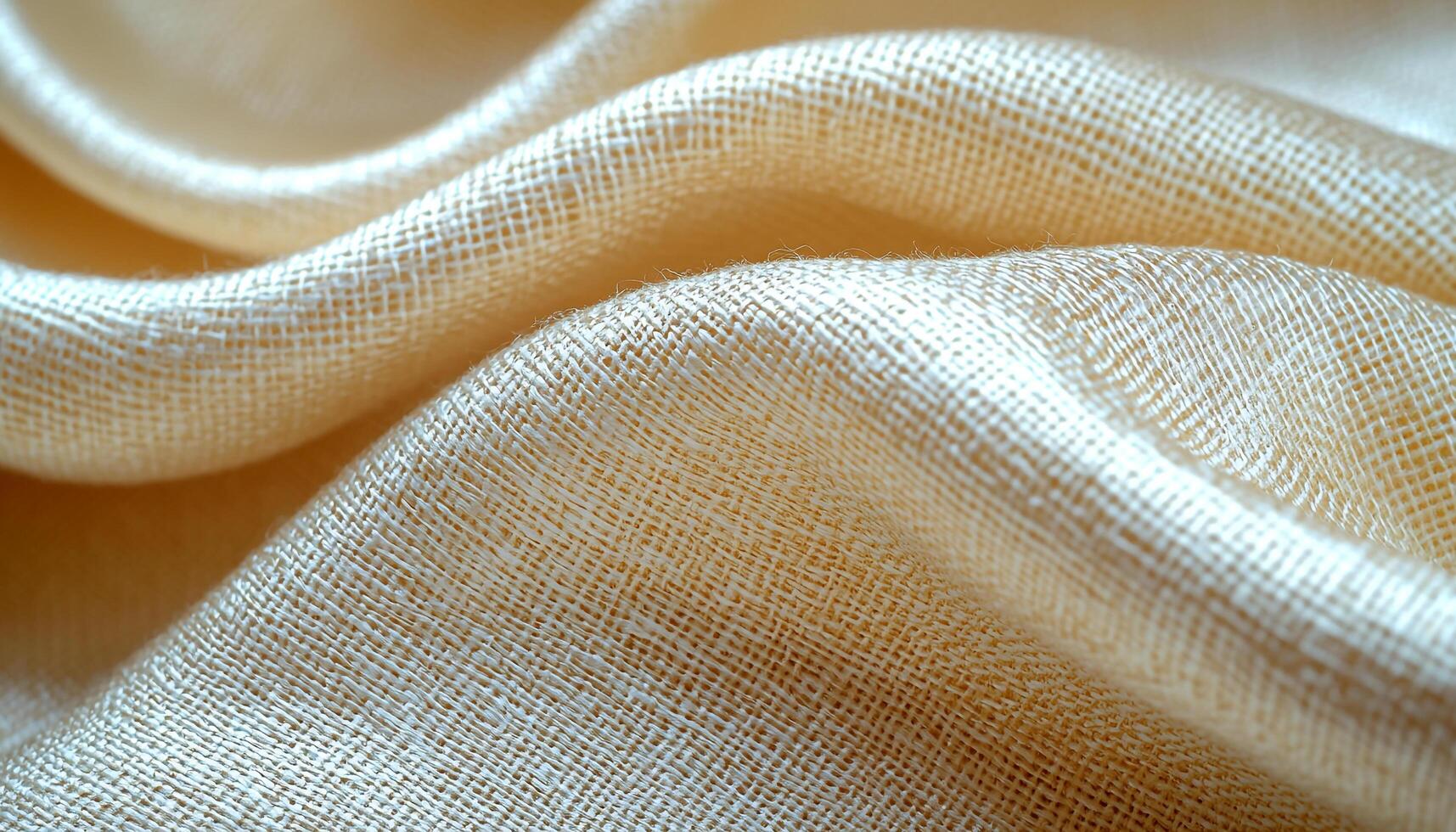 Smooth silk textile pattern, elegant nature decoration industry generated by AI photo