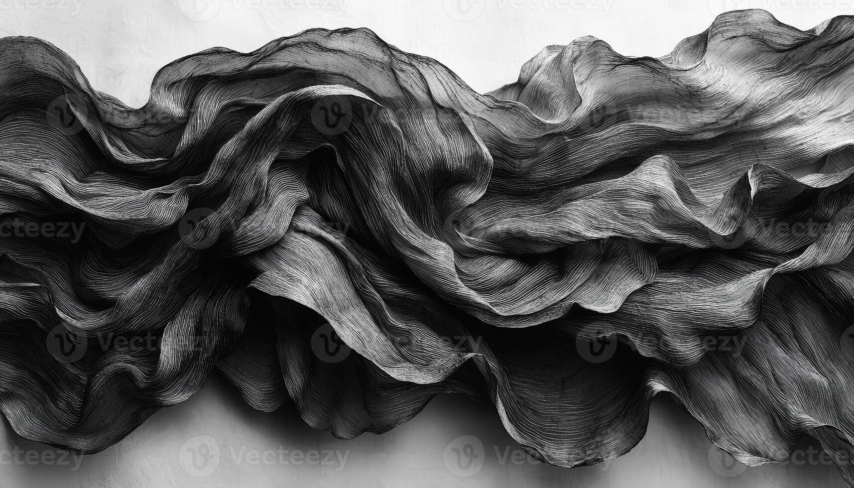 Smooth wave pattern flowing in modern fashion illustration generated by AI photo