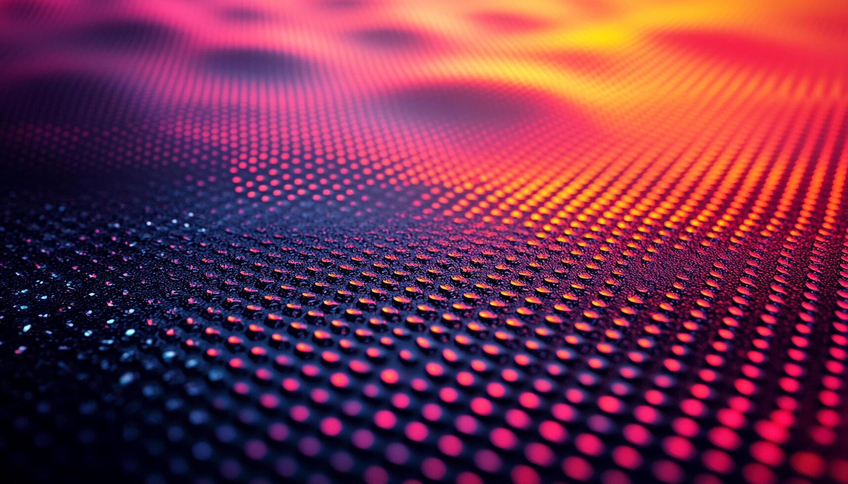 Bright circle pattern on modern futuristic technology backdrop generated by AI photo