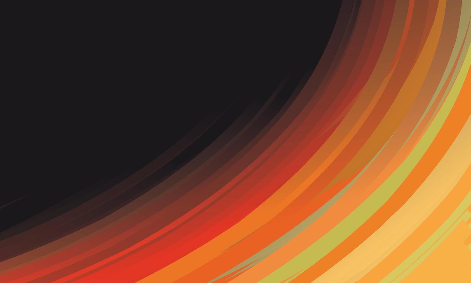 Dynamic abstract background with fiery red and orange gradients vector