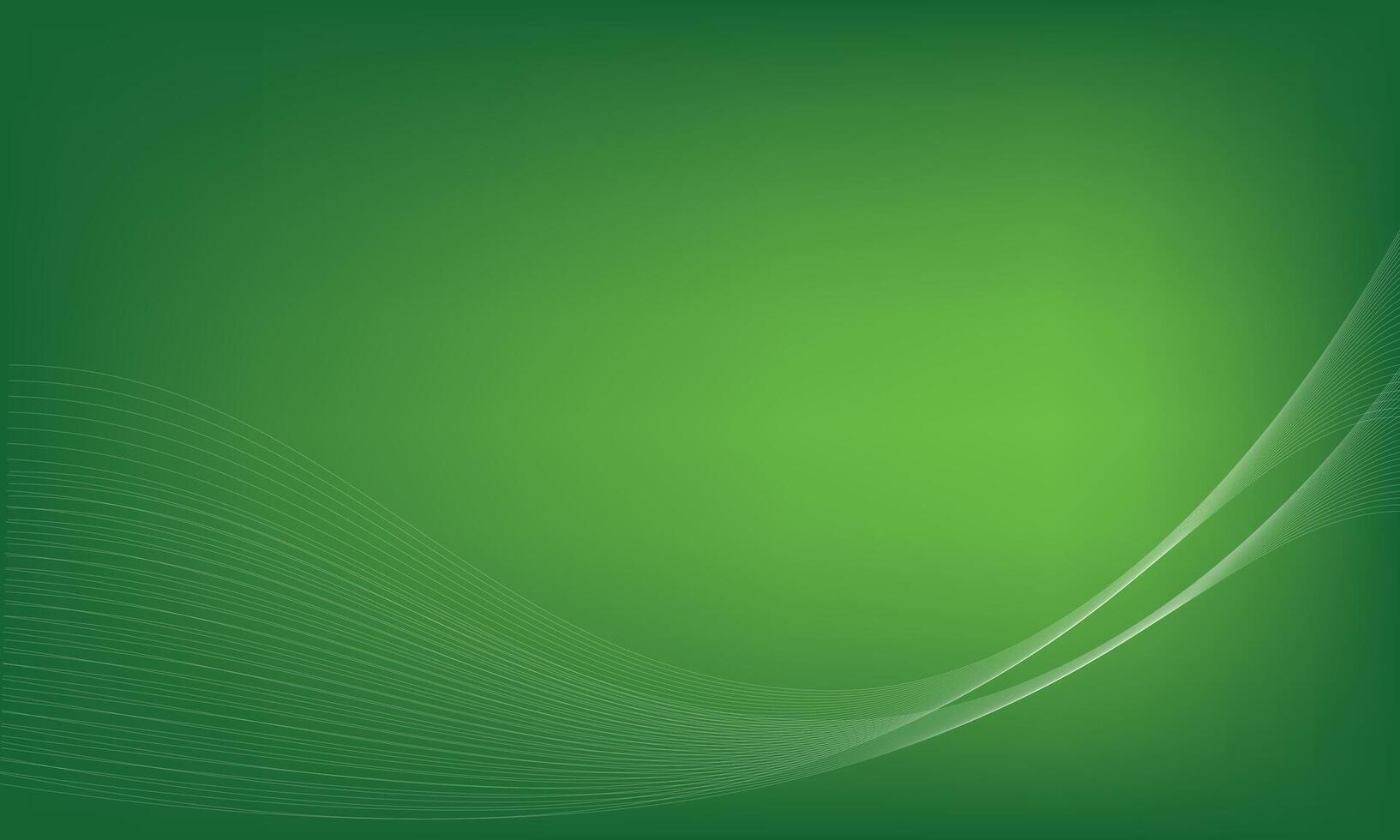 A dynamic green gradient background with subtle curves and textures vector