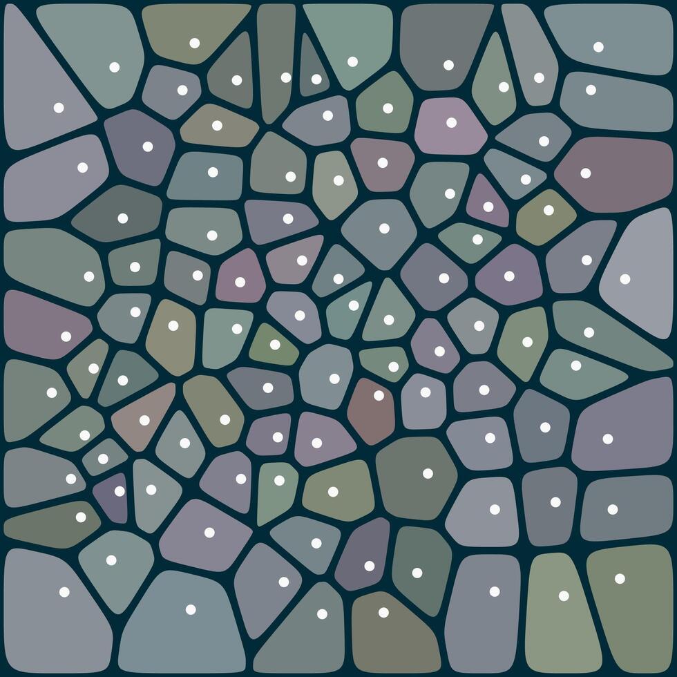 Pastel voronoi grid lines cell structure pattern background vector