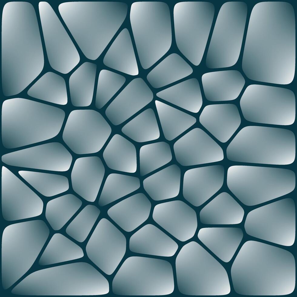 Gray mosaic stone tile or floor seamless pattern vector