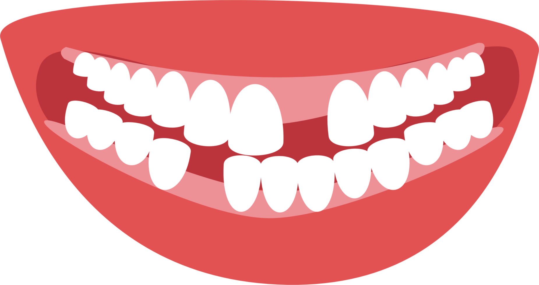 Missing teeth Illustration png