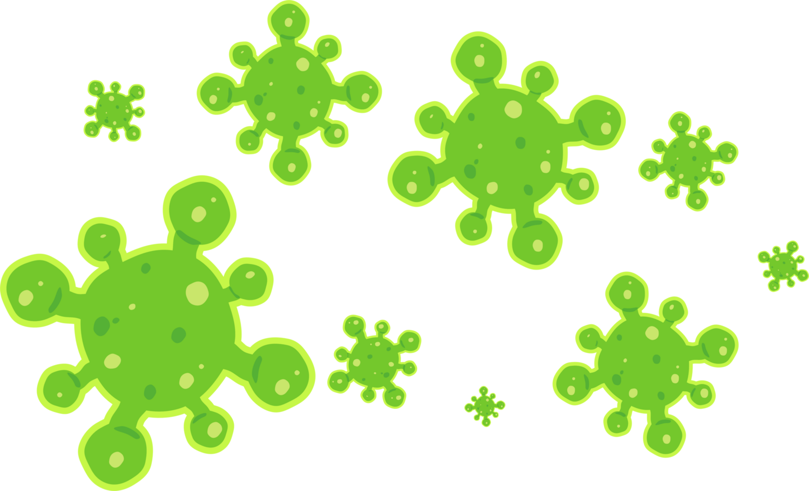 Virus microorganisms Illustration png