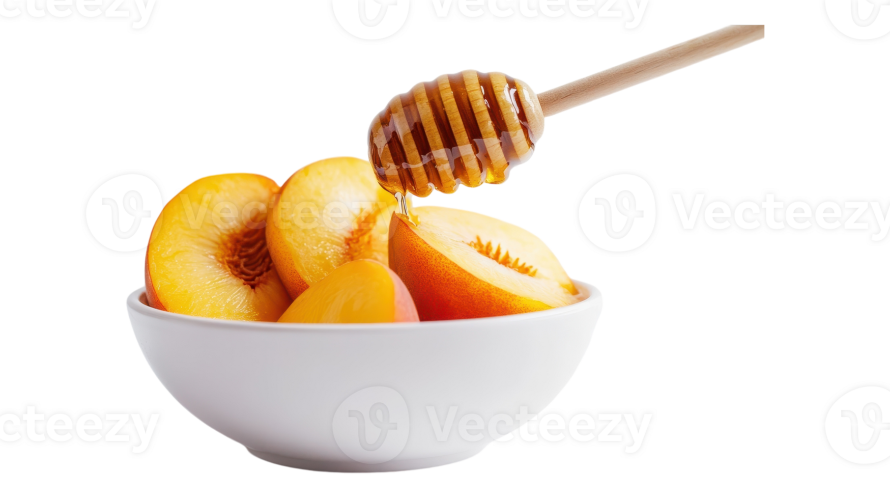 Peach and honey bowl png