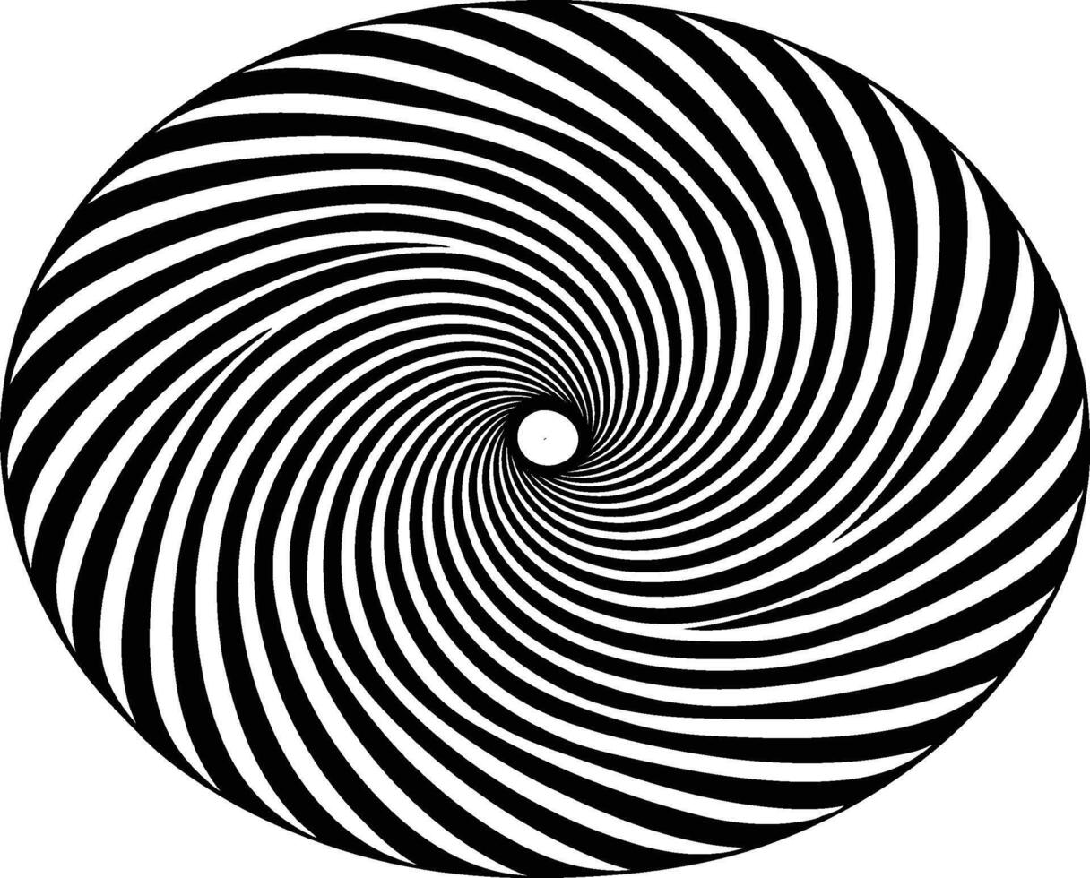 spiral silhouette art vector