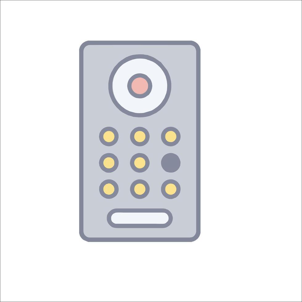 A remote control icon on a white background vector