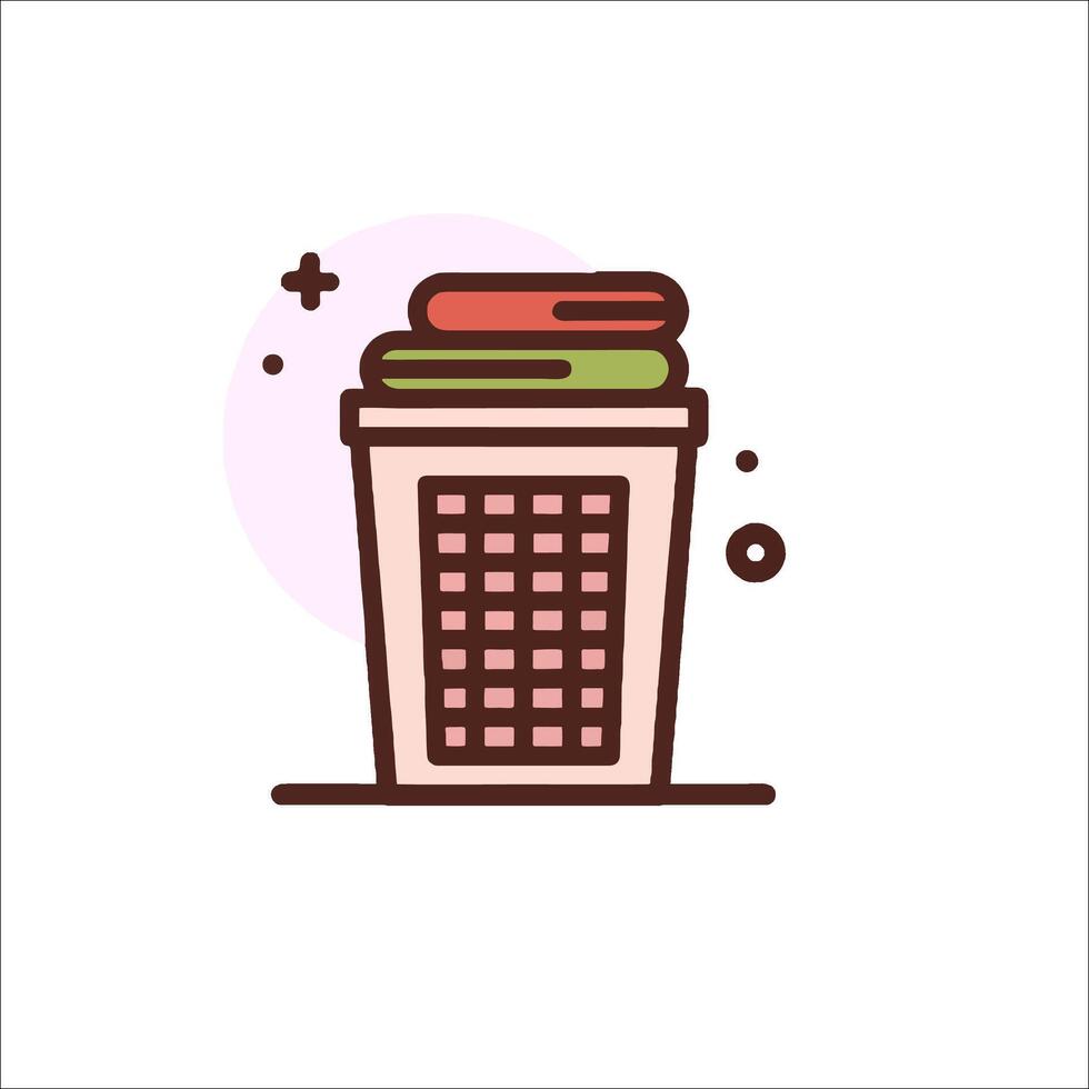 Trash can icon illustration vector