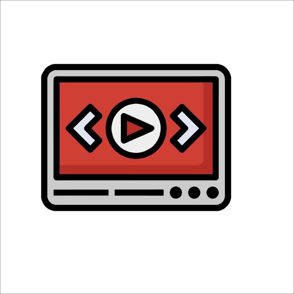 player icon illustration vector