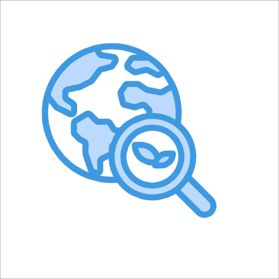 Magnifying glass icon vector