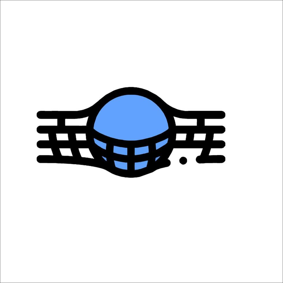 A logo for a company that makes a net vector