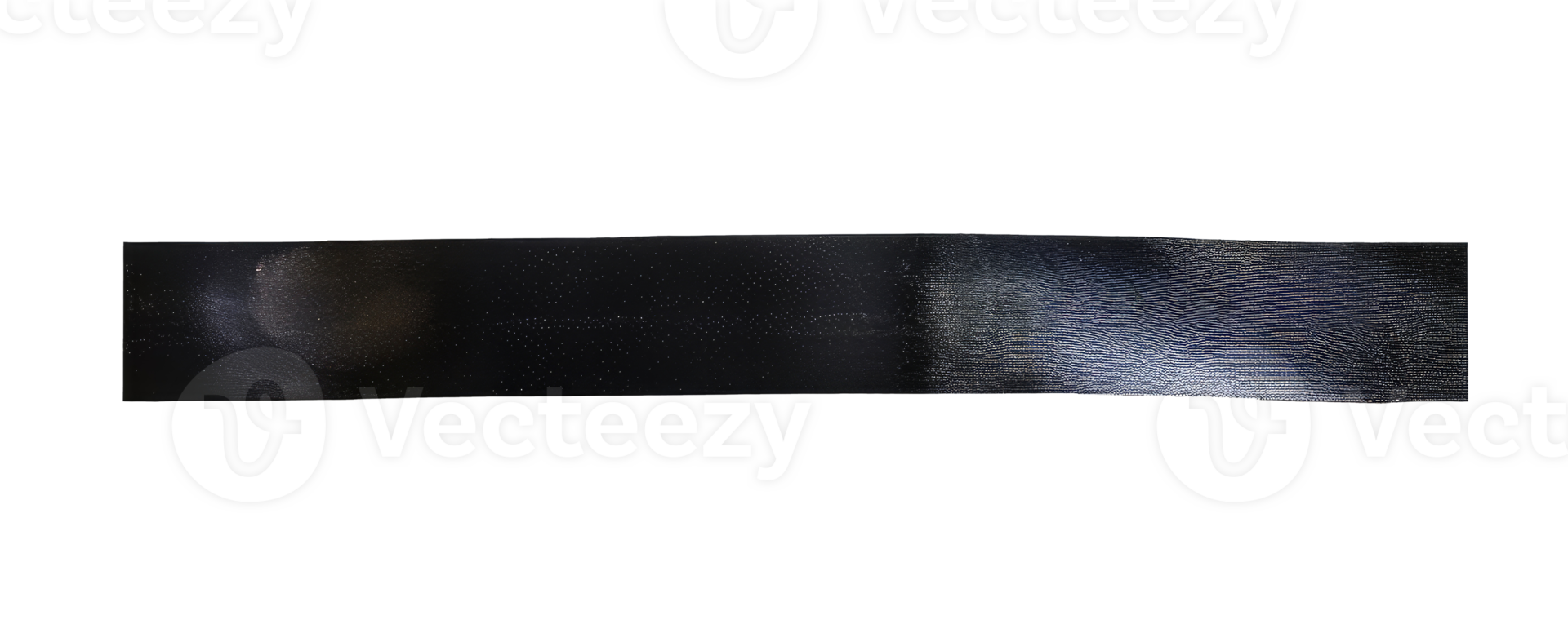 Piece of black insulating tape isolated on transparent background png