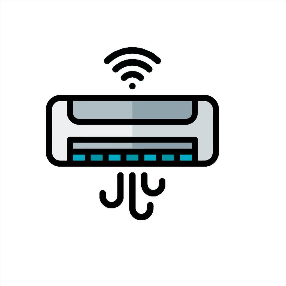 Air conditioner icon illustration vector