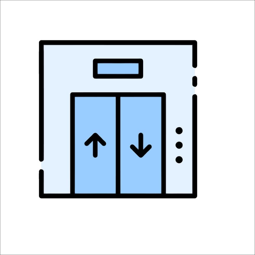 Elevator icon illustration vector