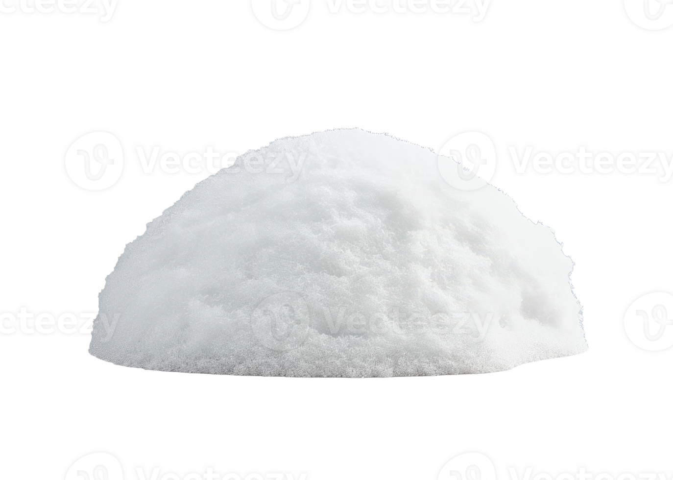 Snow cap isolated on transparent background png