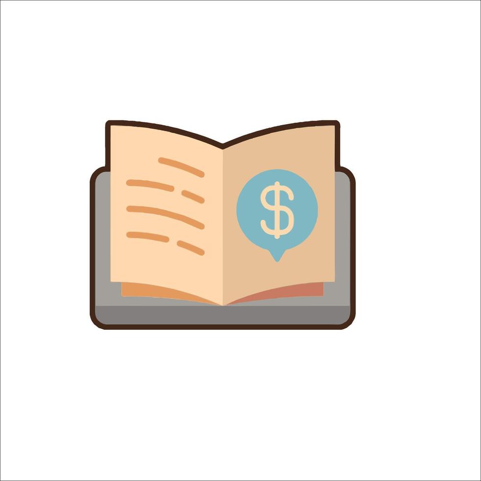 How to make money with a book vector