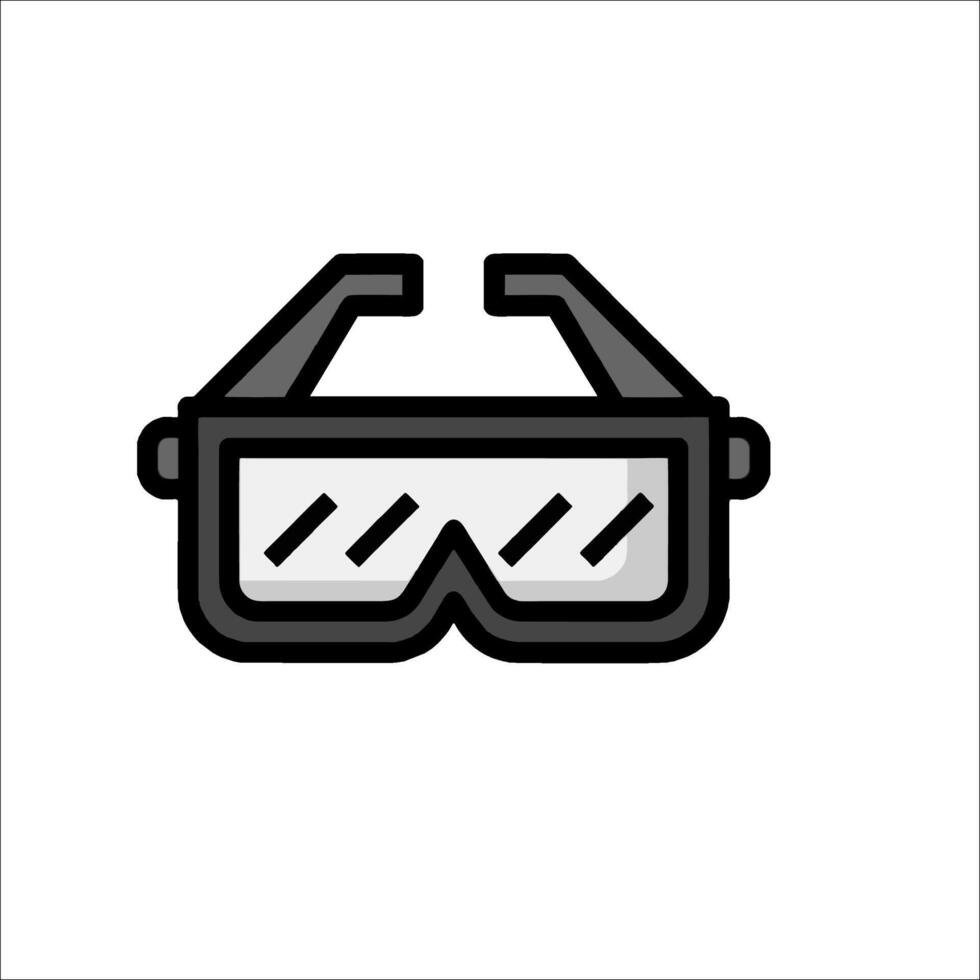 Glasses icon on white background vector