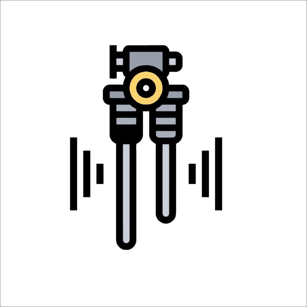 A black and white icon of a microphone vector
