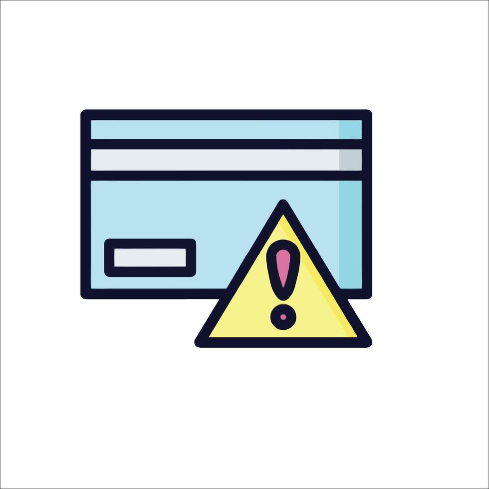 Credit card icon illustration vector