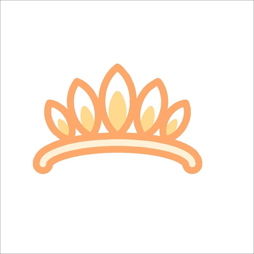A crown icon on a white background vector