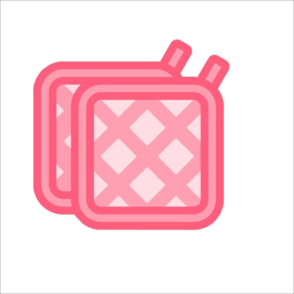 A pink square with a square pattern on it vector