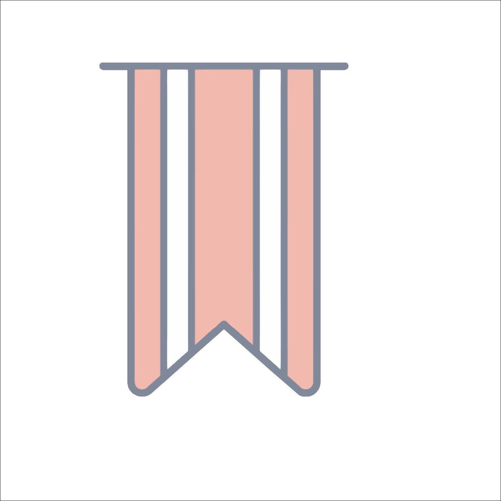 A pink ribbon with a white background vector