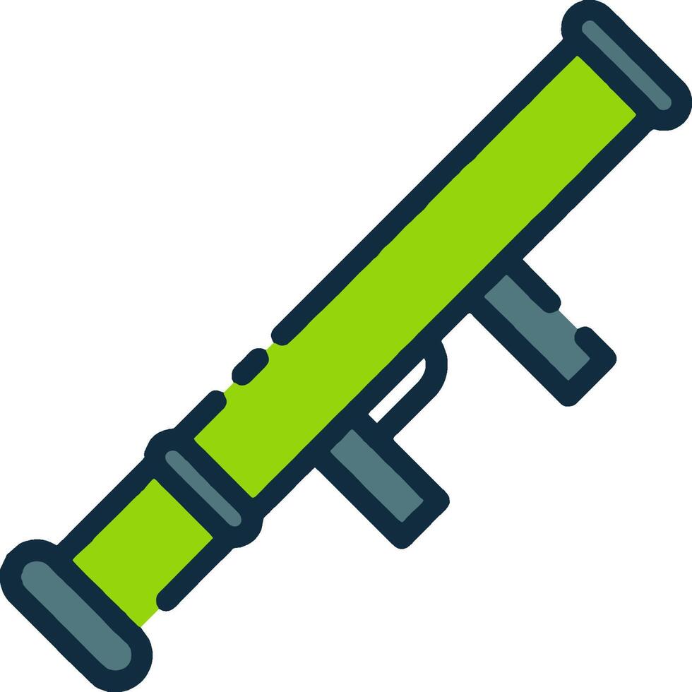 A green and black telescope icon vector