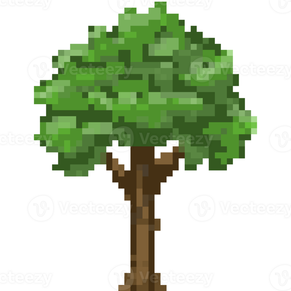 pixel tree, plant png