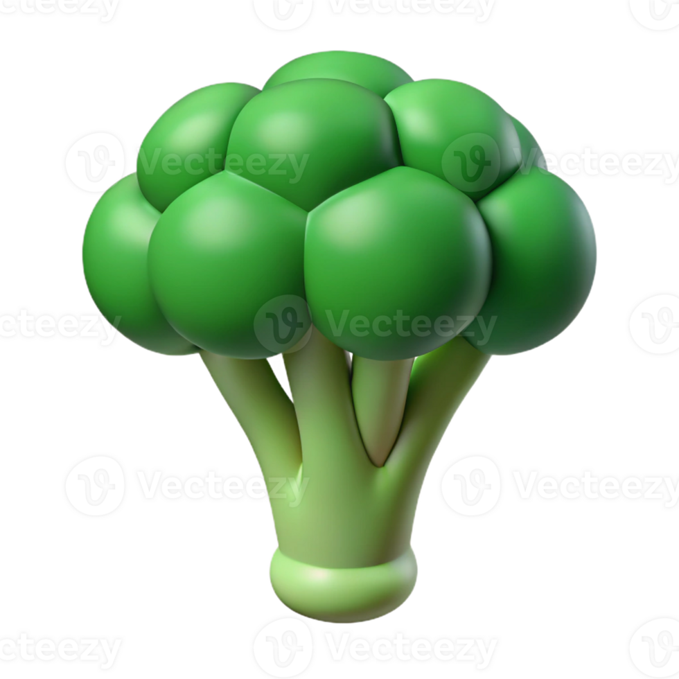 3d broccoli icon png
