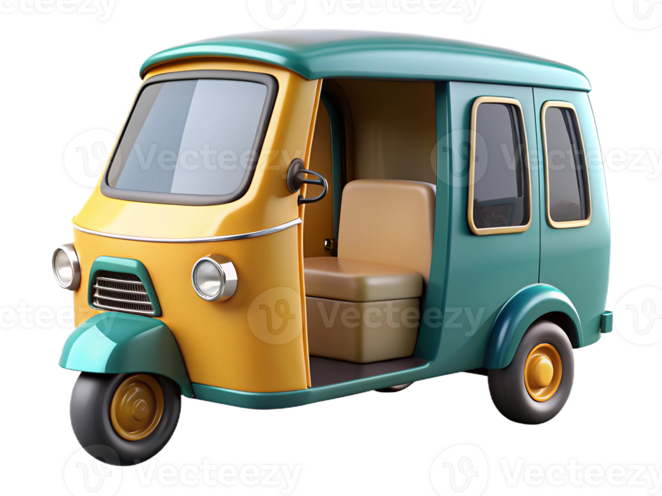 3d bajaj rickshaw icon png