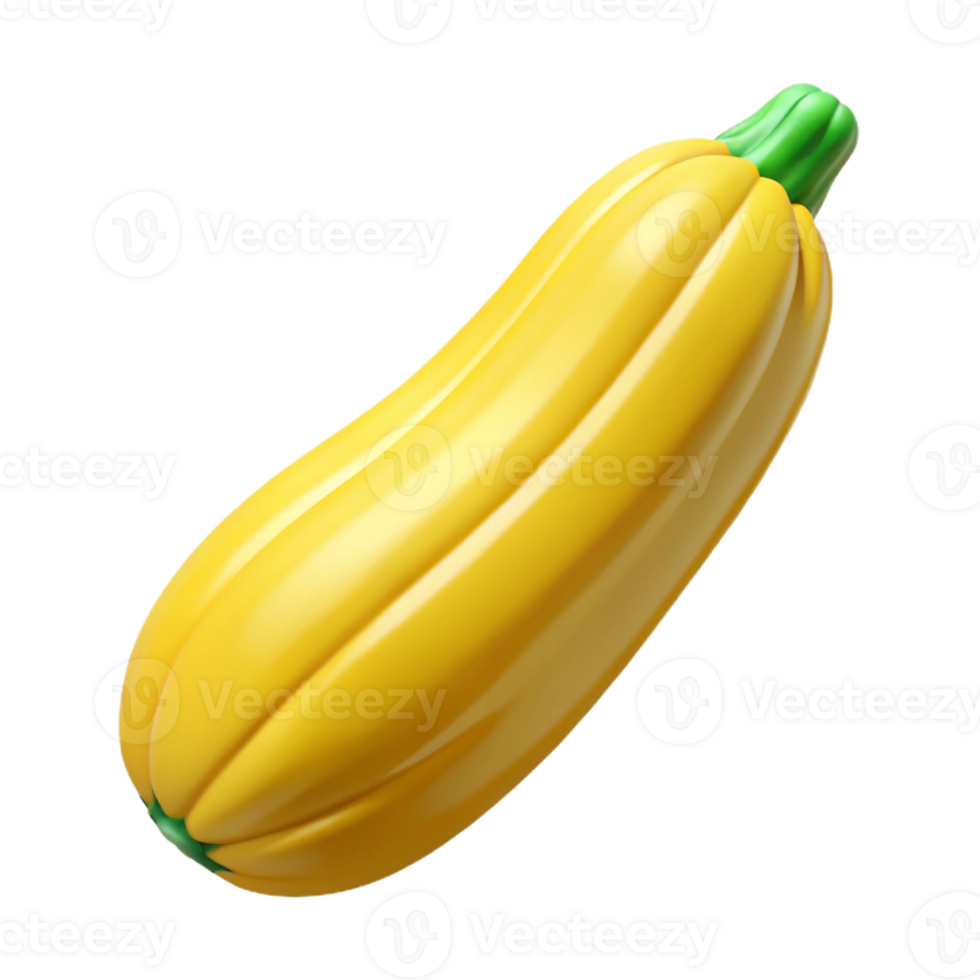3d zucchini icon png