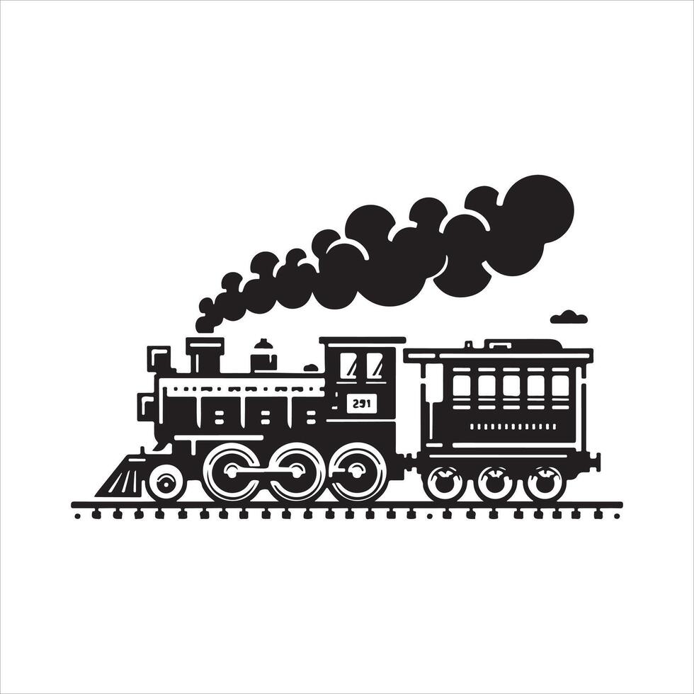 Train icon art illustration vector