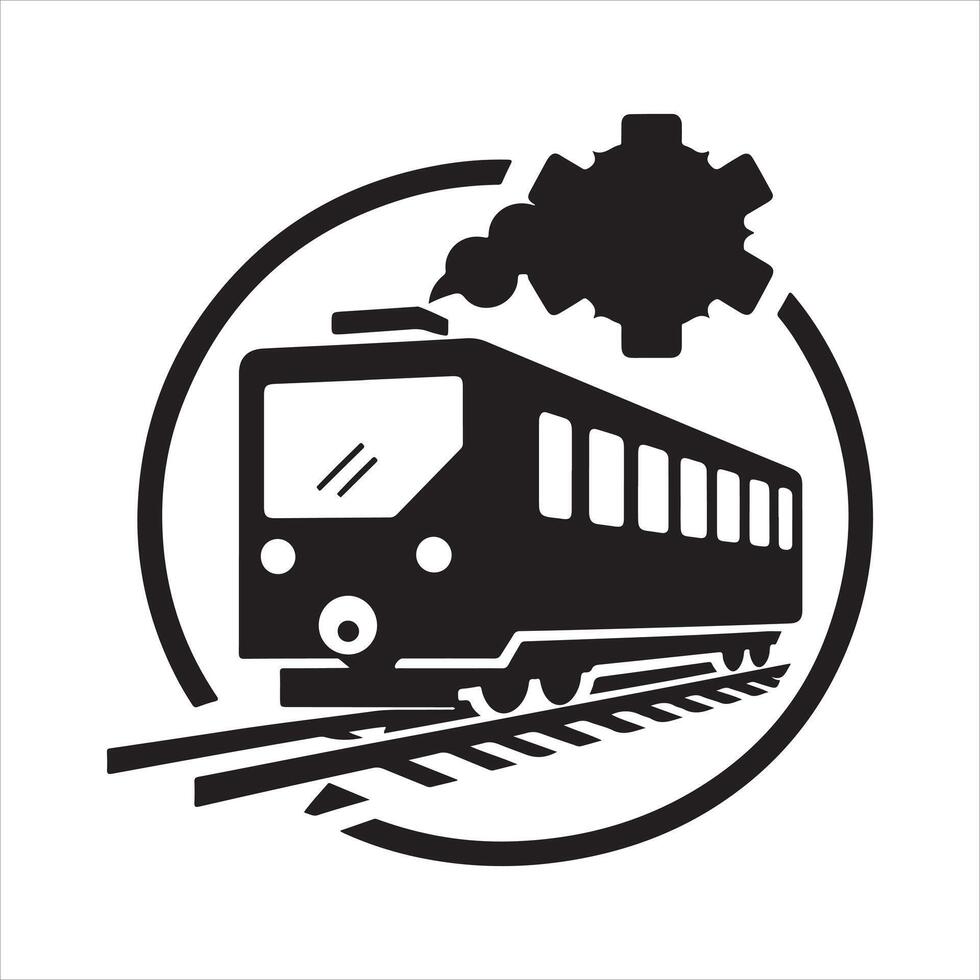 Train art illustration vector
