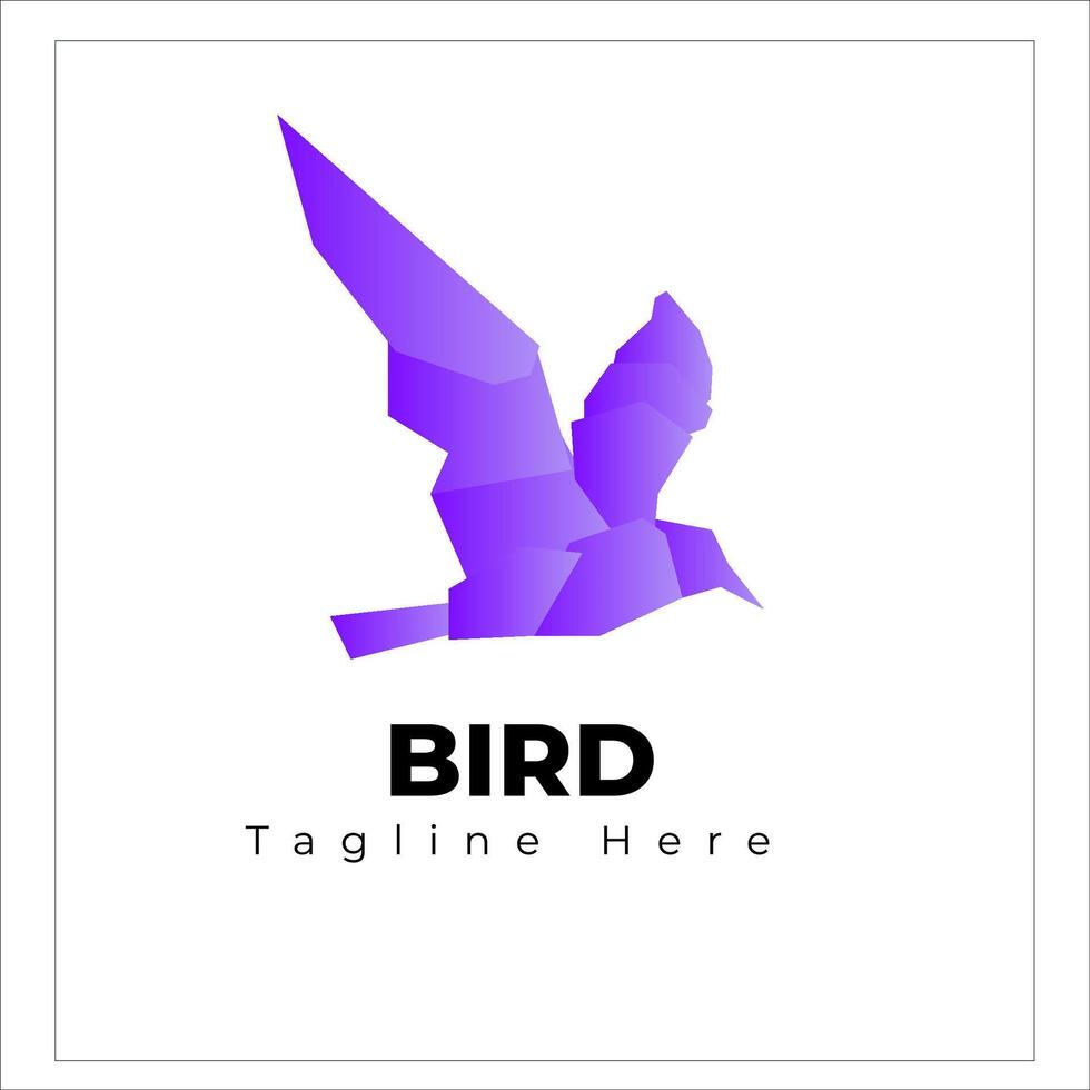 bird logo design vector
