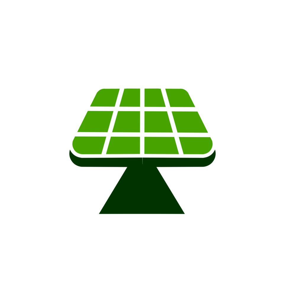 Solar panel power energy electricity icon. Flat and isolated design. png