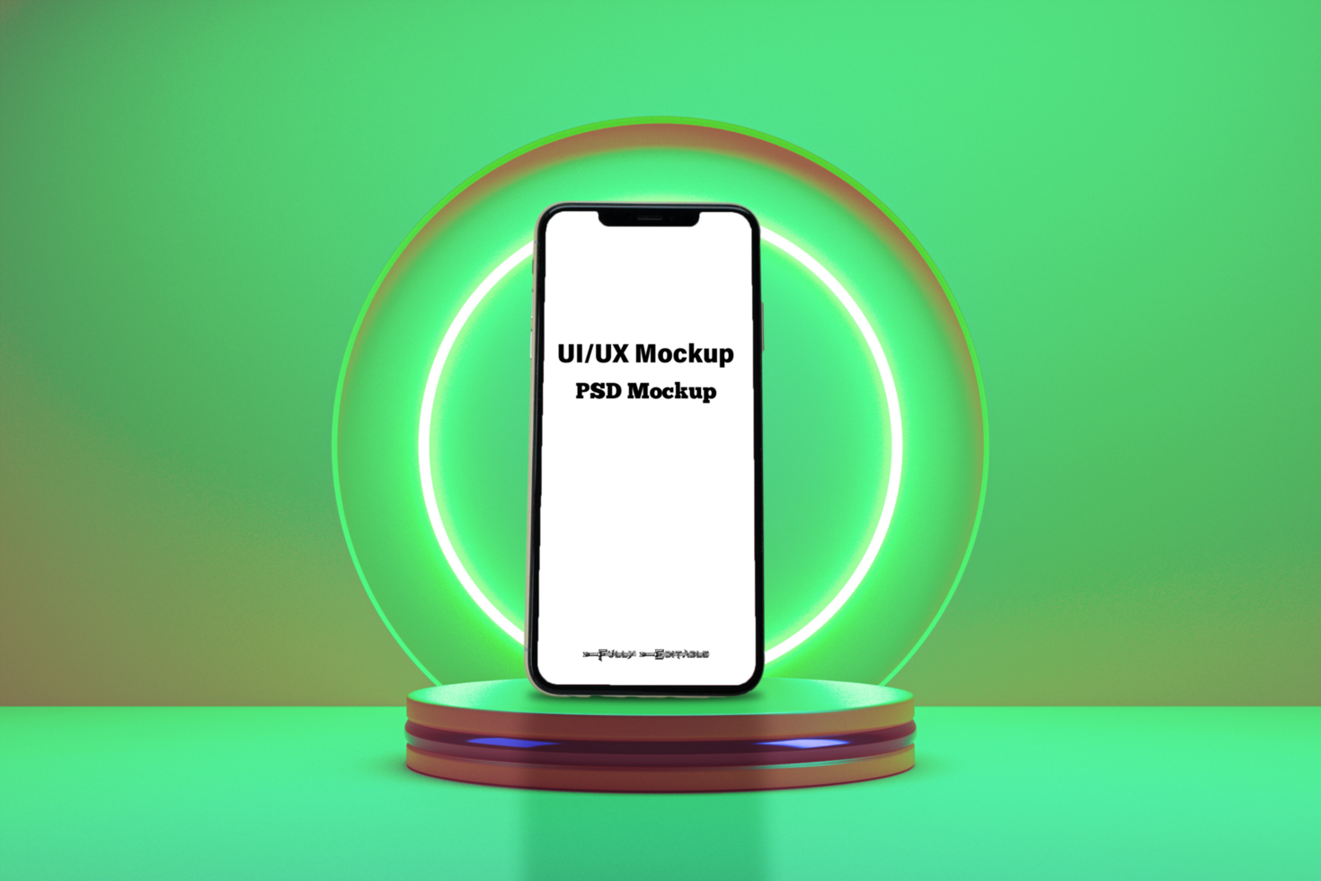 Smart phone screen app ui ux mockup psd