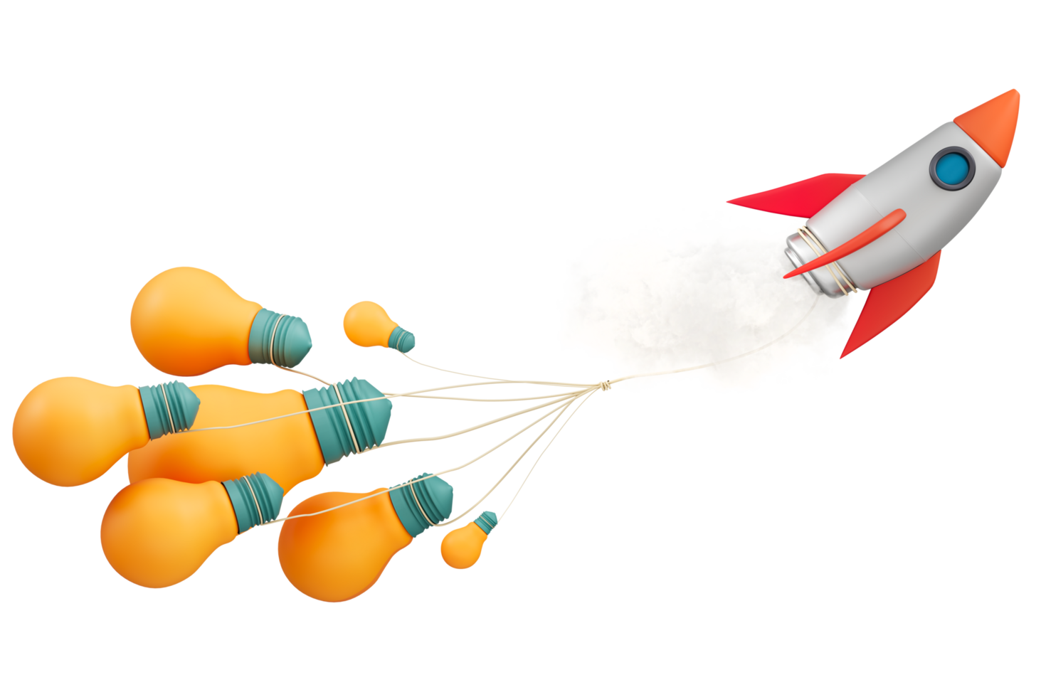 Booster startup Developer with energy idea and innovation concept png