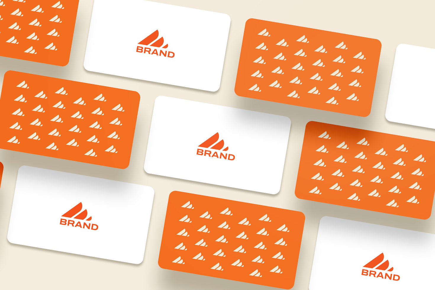 Branding business card mockup psd