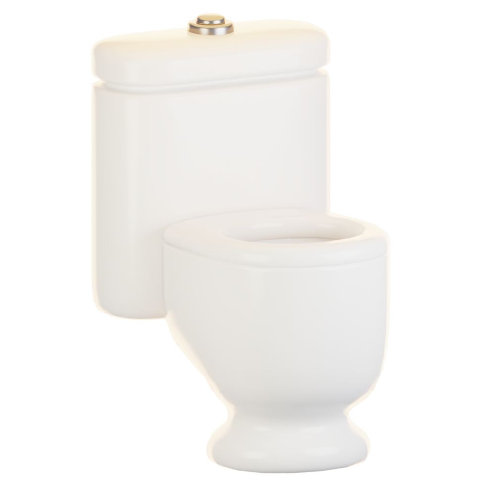 3d rendering bathroom icon concept. 3d render toilet png