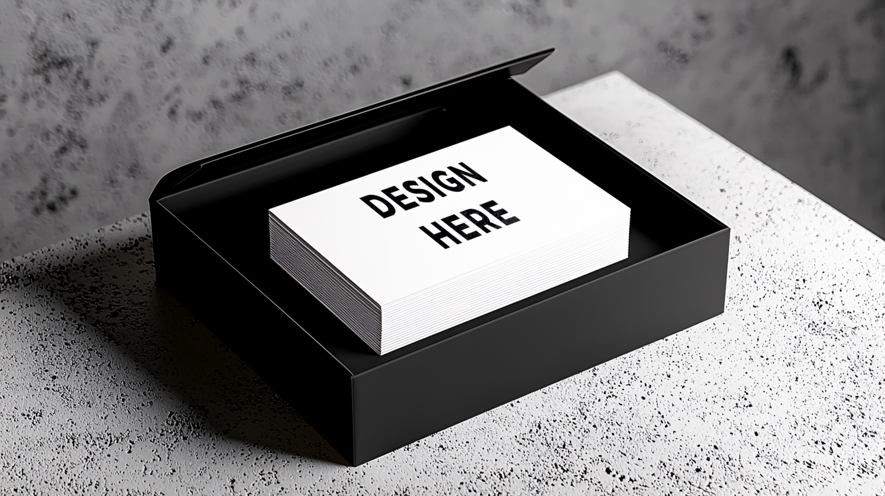Stacked business card mockup for branding and design placement psd